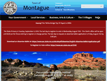 Tablet Screenshot of montague-ma.gov